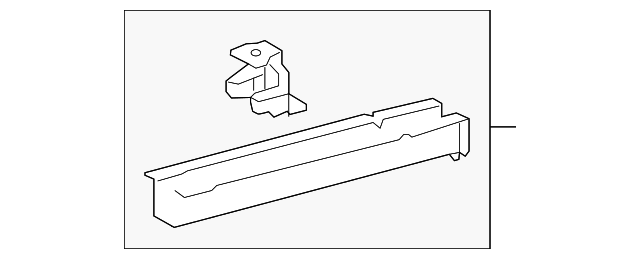 57615-06090 Деталь RAIL END, RIGHT