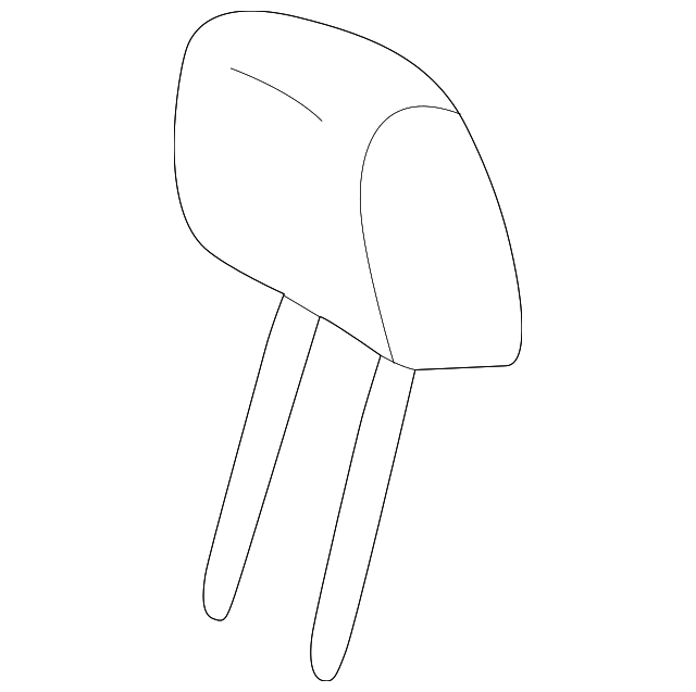 210-970-48-50-1A19 Деталь HEADREST, LEFT