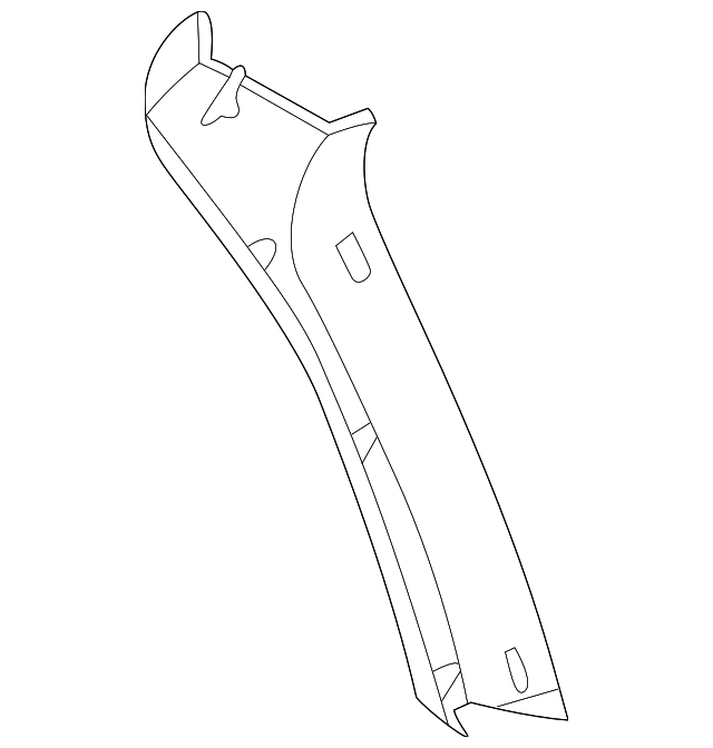 21074009701A21 SIDE TRIM, LEFT