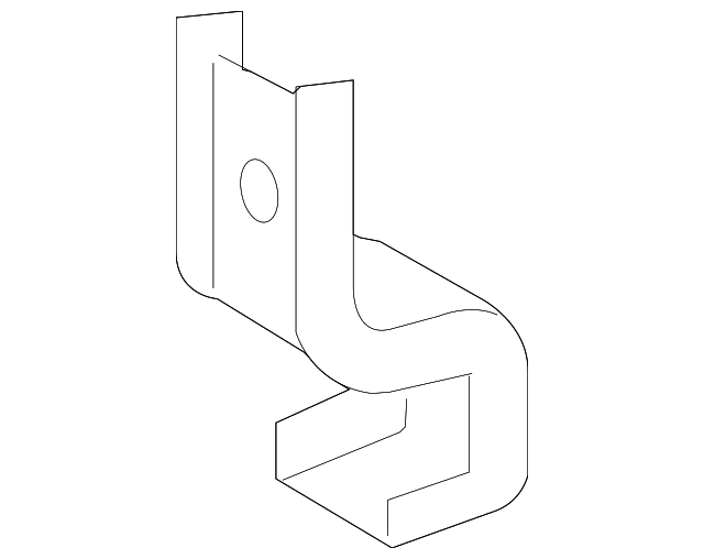 86685-1F010 Деталь BUMPER BRACKET, LEFT