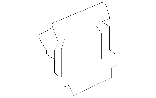 86617-1F010 Деталь BUMPER COVER BRACKET