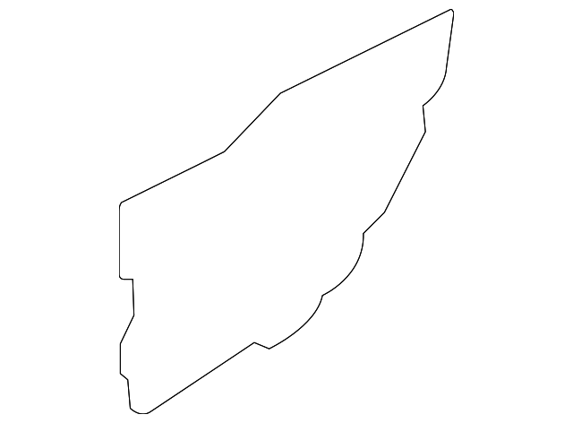 7265A029 Деталь WATER SHIELD, LEFT
