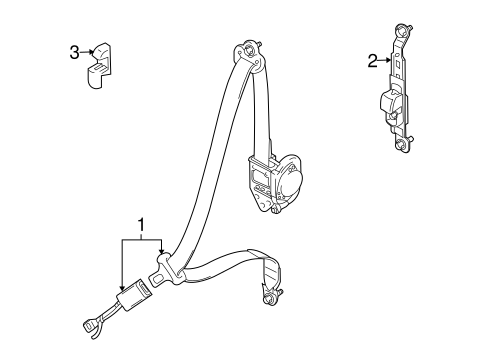 Grand Vitara FRONT SEAT BELTS