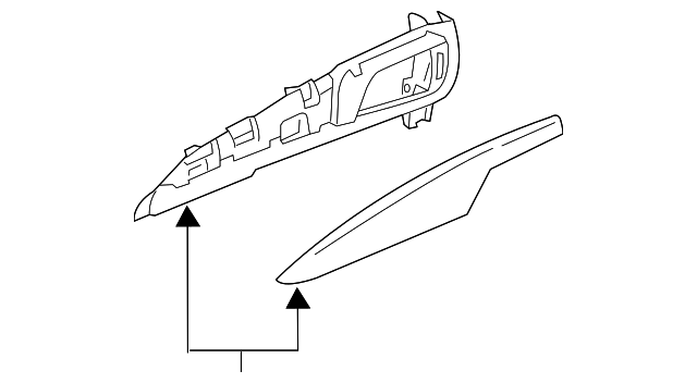 20886802 Деталь APPLIQUE PANEL, RIGHT