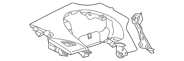 23108036 Деталь UPPER TRIM, LEFT