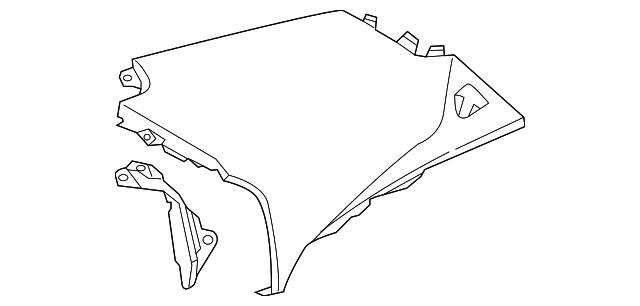 22964670 Деталь UPPER TRIM, RIGHT