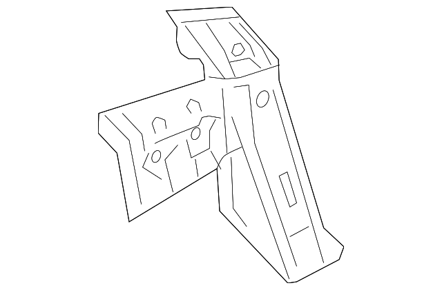 51572AL23A9P Деталь REAR REINF, LEFT