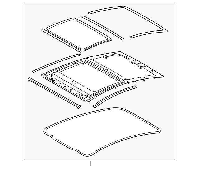 63202-47020 SUNROOF FRAME