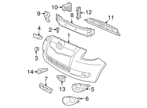 Yaris BUMPER & COMPONENTS - FRONT 2