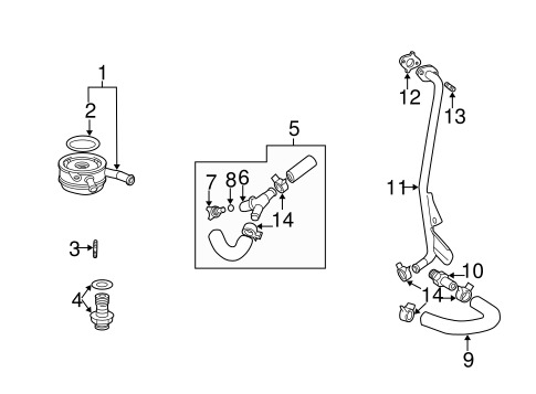 Camry ENGINE OIL COOLER