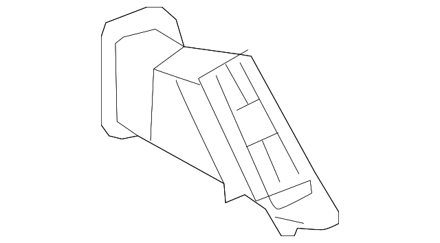 13300564 Деталь AIR VENT GRILLE, LEFT
