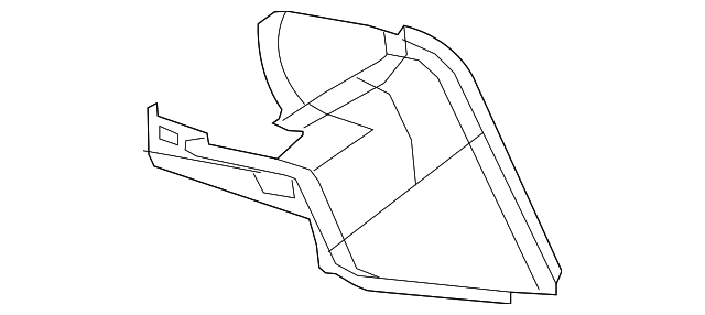 22853606 Деталь EXTENSION PANEL, RIGHT