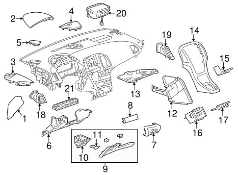 Verano INSTRUMENT PANEL COMPONENTS