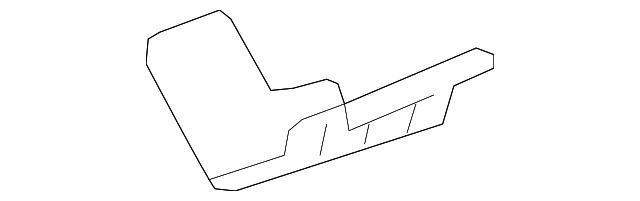 20942632 Деталь CENTER BEZEL MAT