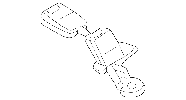 3B0-857-739-A-FCN Деталь BUCKLE END