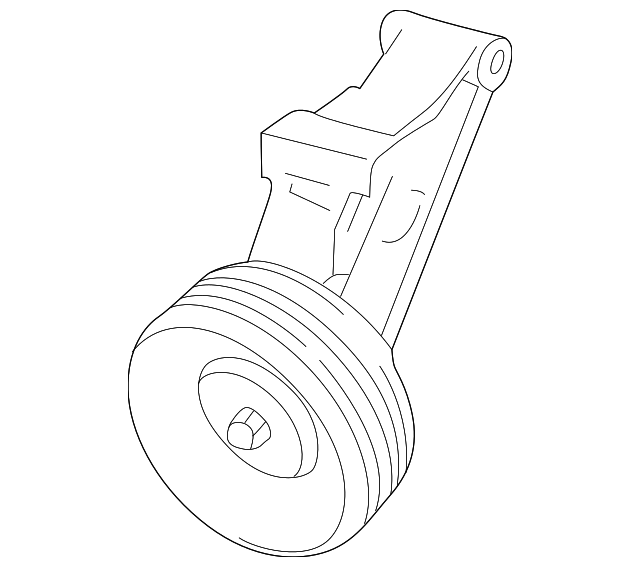 24574519 Деталь SERPENTINE IDLER PULLEY