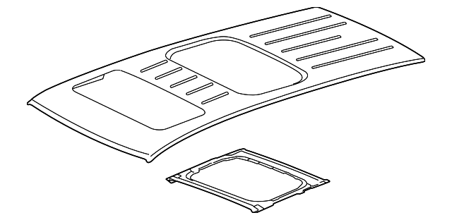 23243002 Деталь ROOF PANEL