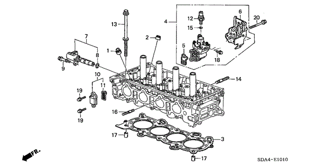 TSX SEDAN VTC OIL CONTROL VALVE
