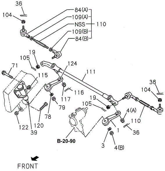 SLX STEERING LINKAGE