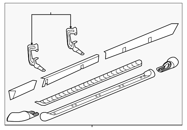 20919370 Деталь STEP BAR ASSY, LEFT