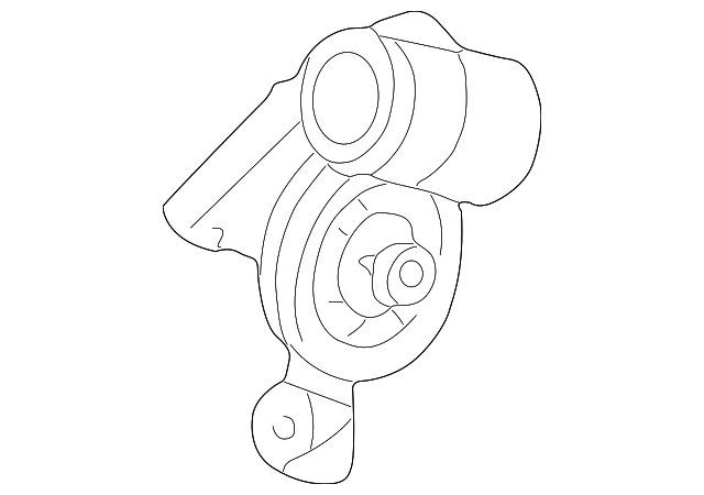YC3Z-6881-DA Деталь OIL FILTER ADAPTER