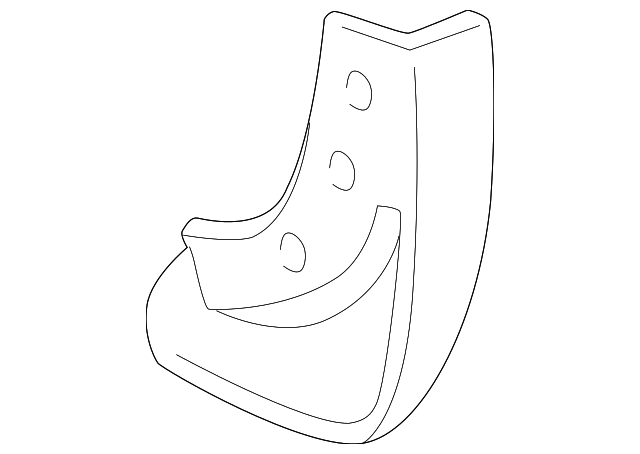76626-48010-B5 MUD GUARD, LEFT