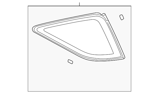 62710-48070 QUARTER GLASS, RIGHT