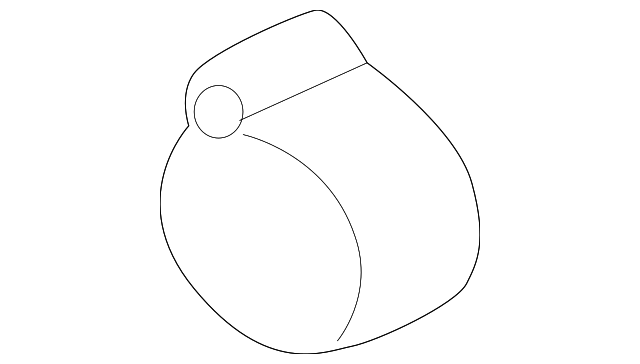 61667-14030 QUARTER GLASS SPACER, LEFT
