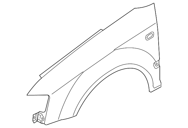 8H0-821-105 Деталь FENDER, LEFT
