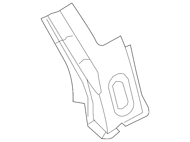 68102784AB Деталь FRONT PILLAR, RIGHT