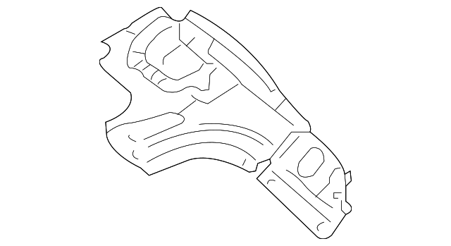 8E9-809-457-E Деталь GUSSET, LEFT
