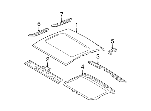 Tiburon ROOF & COMPONENTS