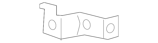 55374-30280 Деталь INSTRUMENT PANEL LOWER BRACKET, LEFT