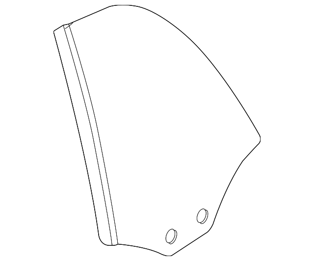 51-37-7-111-021 Деталь QTR GLASS, RIGHT