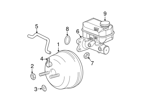 Durango MASTER CYLINDER - COMPONENTS ON DASH PANEL