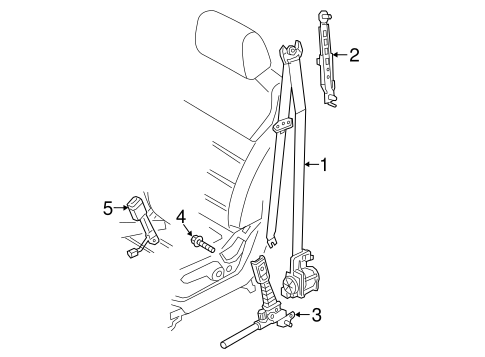 Sorento FRONT SEAT BELTS