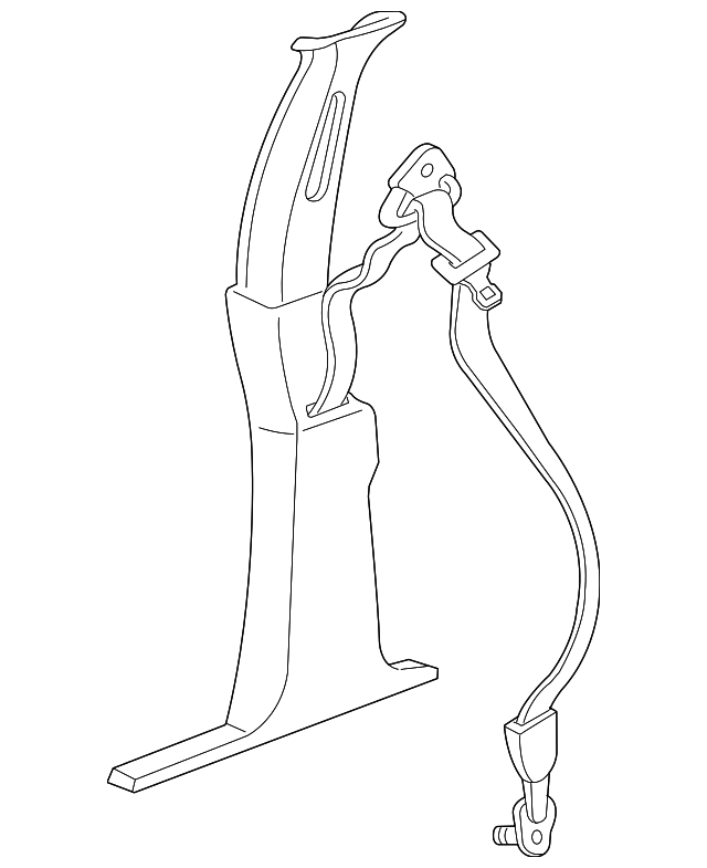 5HQ36BD1AM Деталь RETRACTOR ASSY, RIGHT
