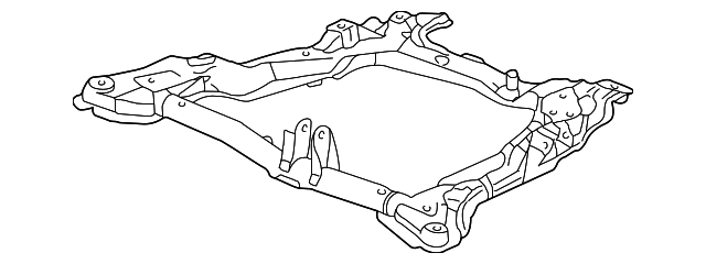 50200-S9A-A01 Деталь SUB-FRAME, FR. SUSPENSION