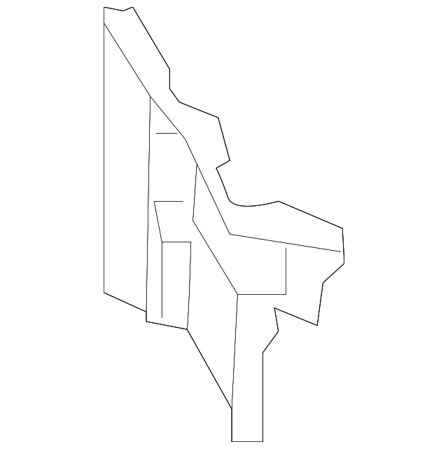 1BA55XDVAA Деталь PILLAR PANEL, LEFT