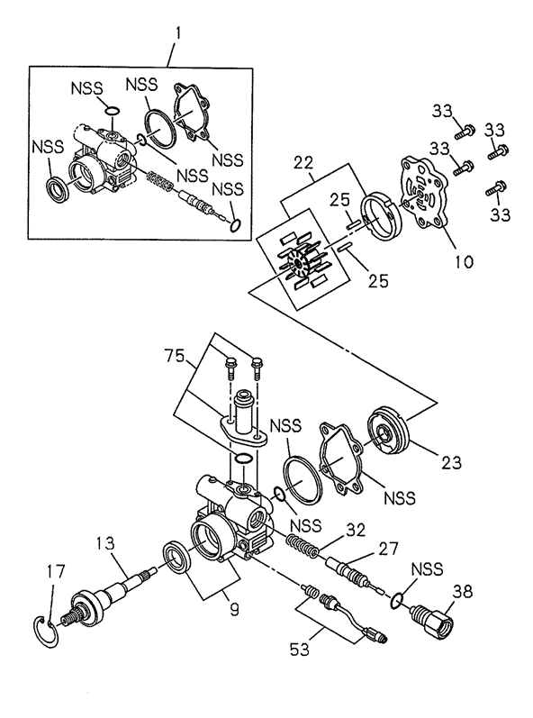 SLX P.S. OIL PUMP