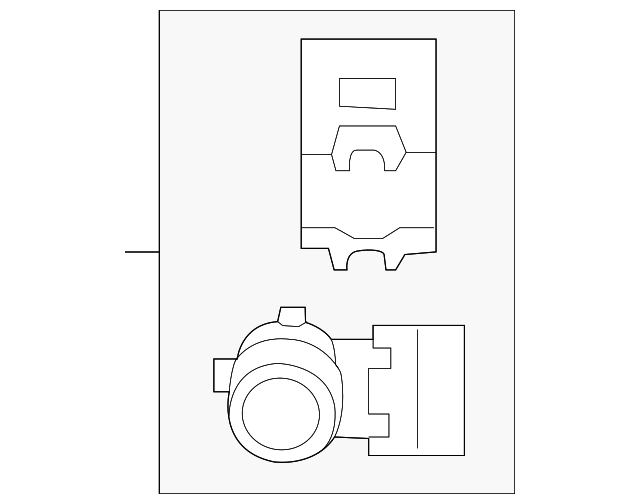 39680-TV0-E01YF Деталь SENSOR ASSY., PARKING *R540P* (POMEGRANA