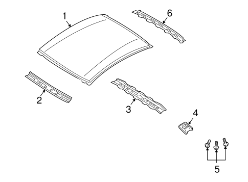 RX-8 ROOF & COMPONENTS 2