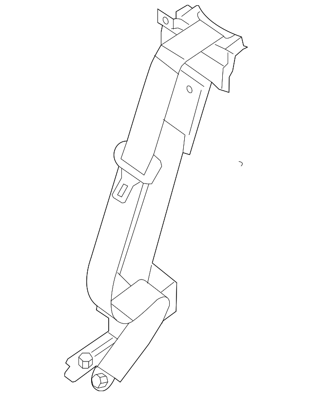 88854-EB18B Деталь CENTER BELT ASSY