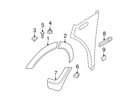 Cooper EXTERIOR TRIM - FENDER