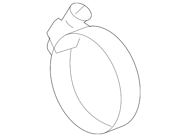 15024903 UPPER HOSE CLAMP