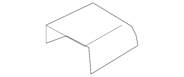88562-3E000CY Деталь TRACK END COVER, LEFT