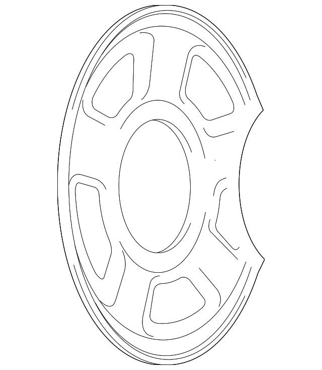 2L1Z1015AB Деталь WHEEL, STEEL