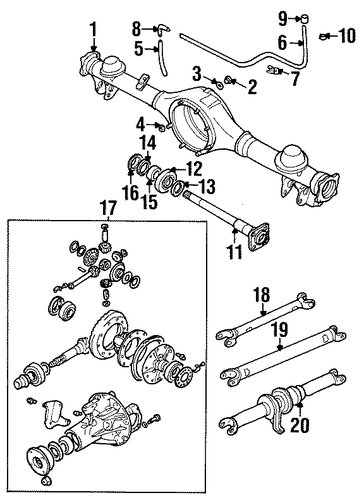 Tracker AXLE & DIFFERENTIAL