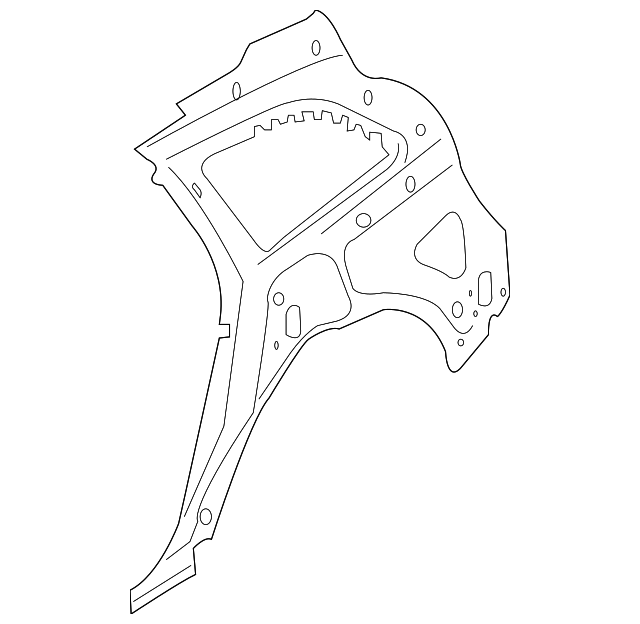 4L0-809-079-C Деталь INNER PANEL, LEFT