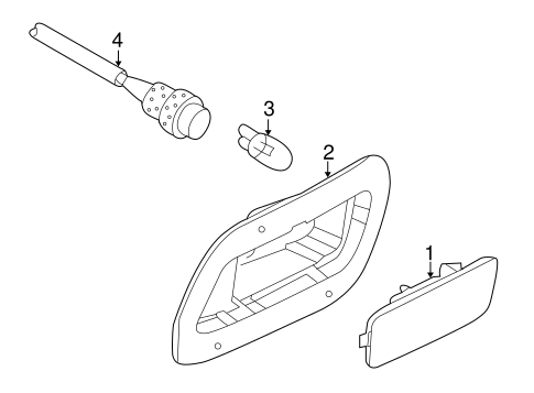 Golf SIDE MARKER LAMPS
